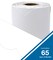 Carson Dellosa 65Ft of White Bulletin Board Borders, 1 Roll of Scalloped Paper Trim for Whiteboard, Cork and Posterboard, Party, Office Decorations, and Classroom Decor